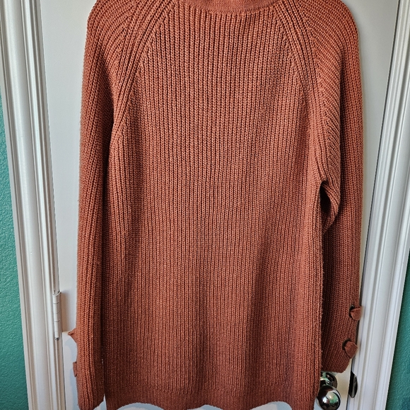 Burnt Orange Knit Sweater - Picture 3 of 4